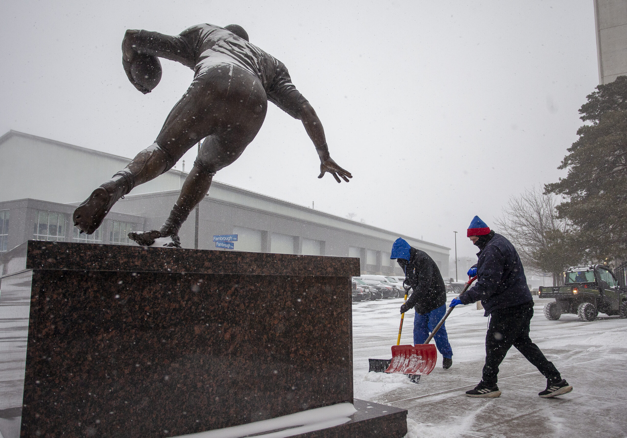 Blowing snow, brutal temperatures hit Lawrence area; weekend will be